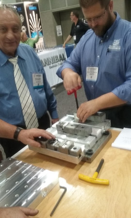 Dontcho demonstrating the Serrated Pallet