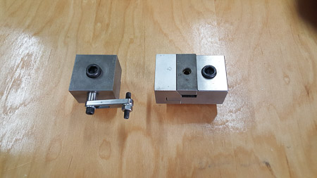Mini Slip Vise and Block with Stop